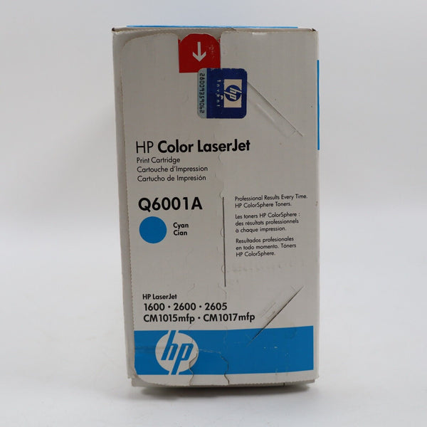 🔥Genuine HP Q6001A 124A Cyan Toner LaserJet 1600 2600 2605 CM1015 1017 NEW🔥