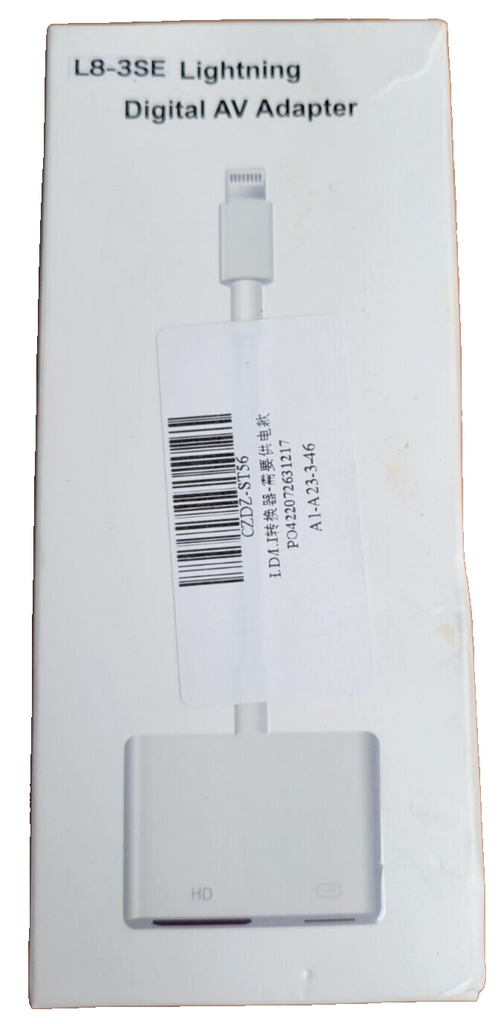 🔥🔥L8-3SE Lightning Digital AV Adapter🔥🔥
