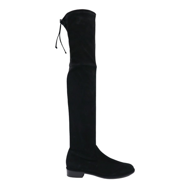 🔥NEW STUART WEITZMAN Lowland Stretch Suede Over the Knee Boots Black 9US/39.5EU