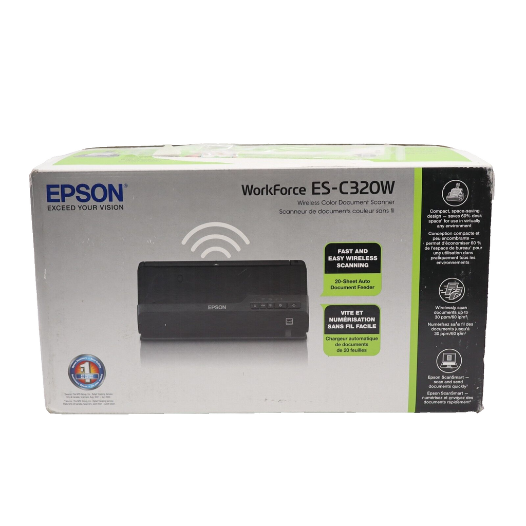 🔥Epson Workforce ES-C320W Wireless Compact Desktop Document Scanner SHIPS NOW🔥