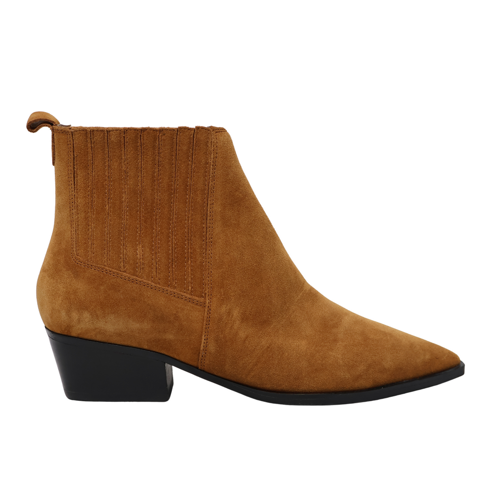 🔥Marc Fisher Women's Ulora Bootie, Brown Suede, 5US/35EU FAST FREE SHIPPING🔥