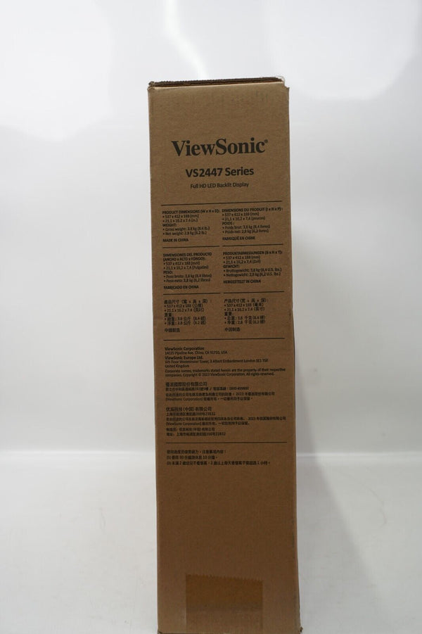 🔥ViewSonic Gaming FreeSync VS2447M 24