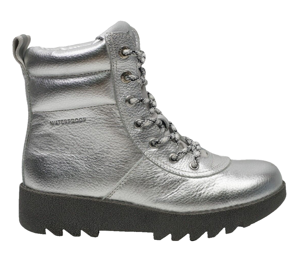 🔥Cougar Women's PAX Waterproof Leather Bootie, Silver, 6US/36EU, MSRP $170🔥