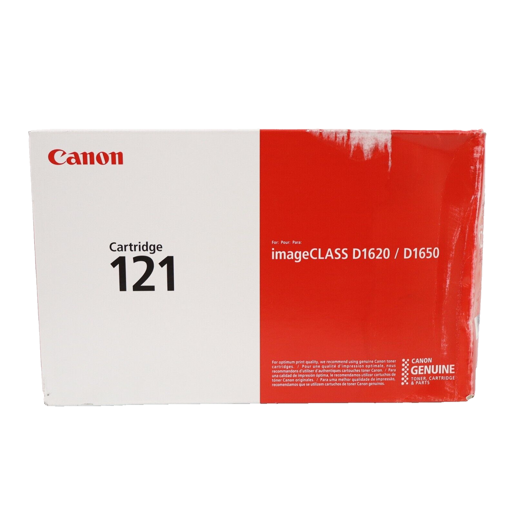 Genuine Canon 3252C001 121 Black Toner for imageCLASS D1650 D1620 NEW DAMAGE BOX