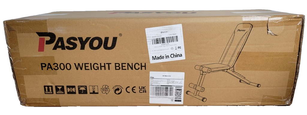 🔥PASYOU Adjustable Weight Bench Full Body Workout Multi-Purpose Foldable🔥