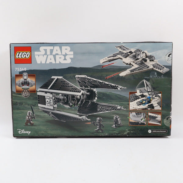 LEGO Star Wars Mandalorian Fang Fighter vs TIE Interceptor 75348 NEW DAMAGE BOX