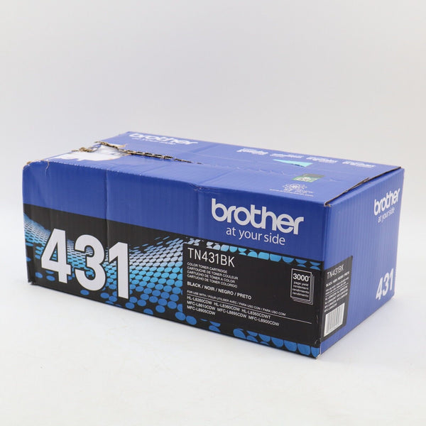 🔥Genuine Brother TN431BK 431 Black Toner Cartridge NEW DAMAGE BOX Ships Today🔥