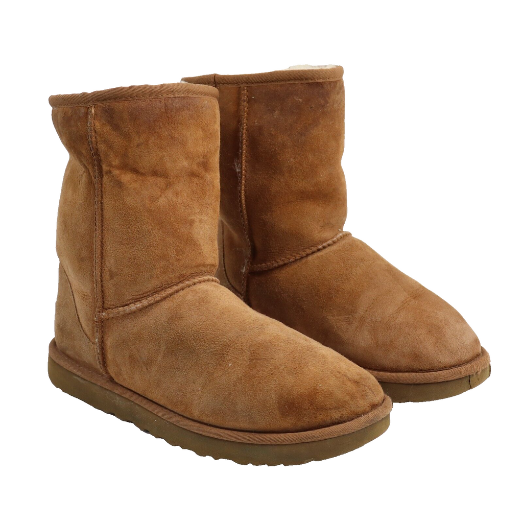 🔥UGG Classic Short II Boots Suede Sheepskin, Chestnut Brown, 8US/39EU, MSRP$180