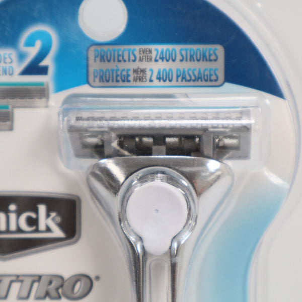 🔥NEW Schick Quattro Titanium Razor, 2 Cartridges, 1 Razor FAST FREE SHIPPING🔥