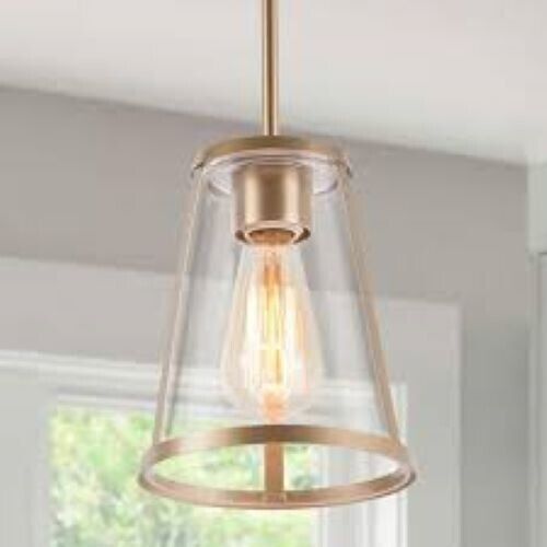 🔥LNC 1-Light Gold Modern Pendant Lighting Contemporary Hanging 1006389770🔥