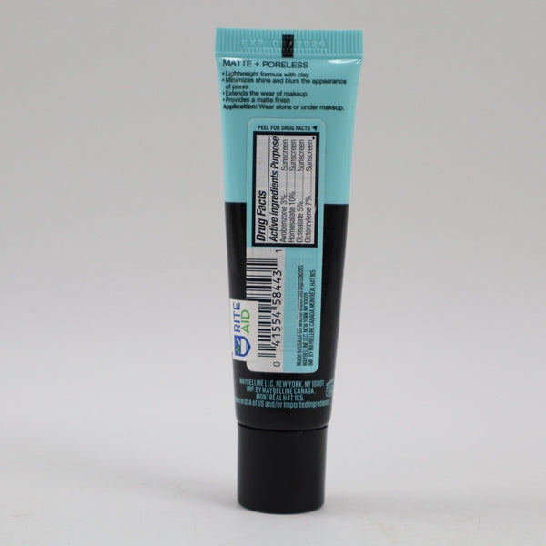 Maybelline Fit Me Matte + Poreless Mattifying Face Primer SPF 20 16HR Wear Clear