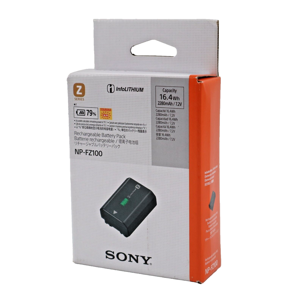 Genuine Sony NP-FZ100 Rechargeable Lithium-Ion Battery for a9 a7Riii a7iii a7Riv