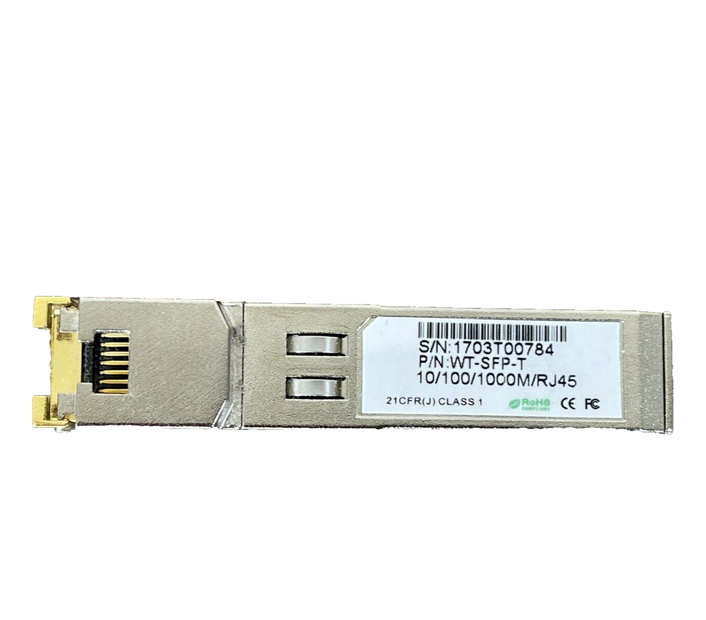🔥1G Base-T SFP+ to RJ45 Copper Transceiver Module for Ubiquiti UF-RJ45-1G 1Gbps