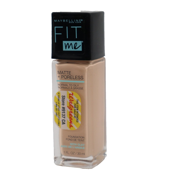 2 X Maybelline Fit Me Matte + Poreless Liquid Foundation, 112 Natural Ivory 1oz