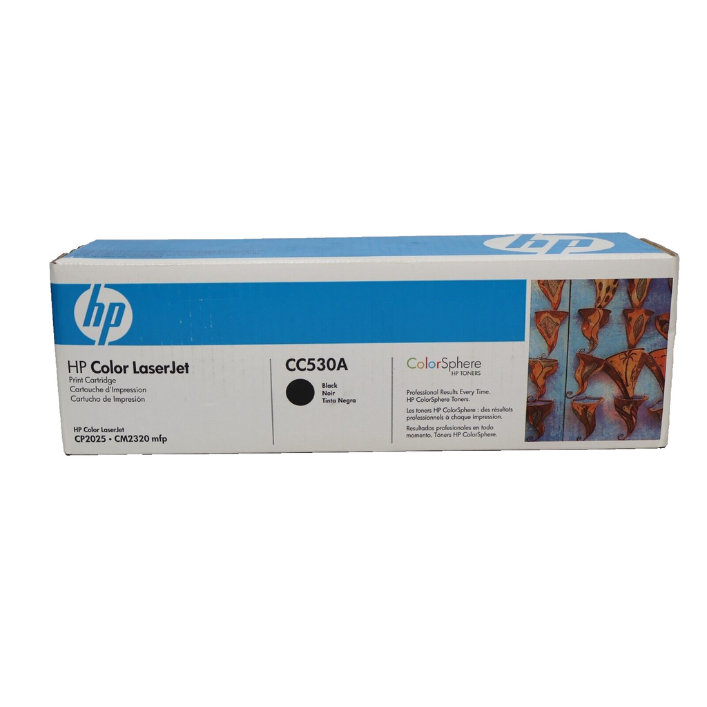 HP CC530A Original LaserJet Toner Cartridge - Black - Brand New Sealed