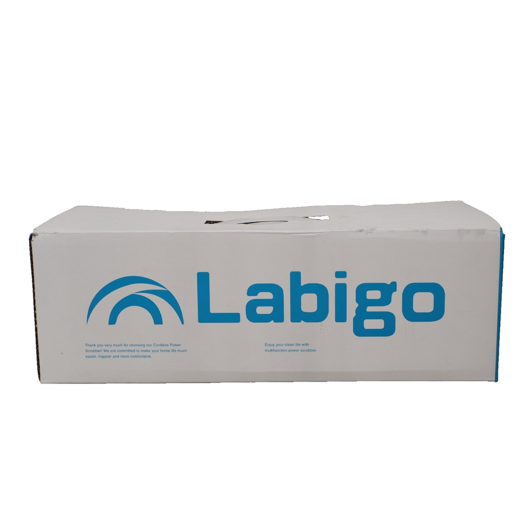 LABIGO Electric Spin Scrubber LA1 Pro - Cordless Power Scrubber (KS-2619-White)