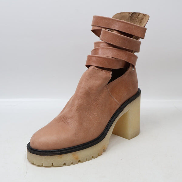 🔥Free People Jesse Cutout Boot English Tan Platform 8US/38.5EU MSRP$198🔥