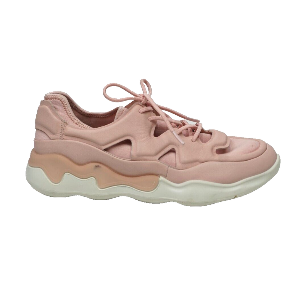 ECCO Elo Women's Sneaker Women's Leather Trainer, Pink, 10-10.5US/41EU MSRP$140