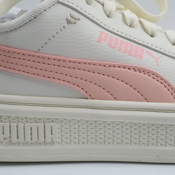 🔥NEW PUMA Women’s Smash Platform V3 Low Sneakers 390758-05, White/Pink 6US/36EU