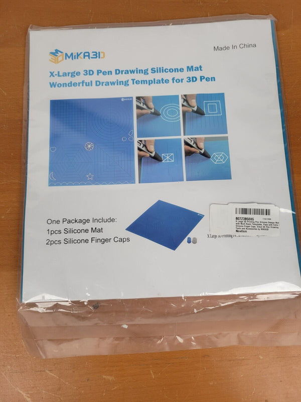 🔥3D Pen Mat Design Mat Printing Pad Silicone with Finger Caps X-Large MIKA3D🔥