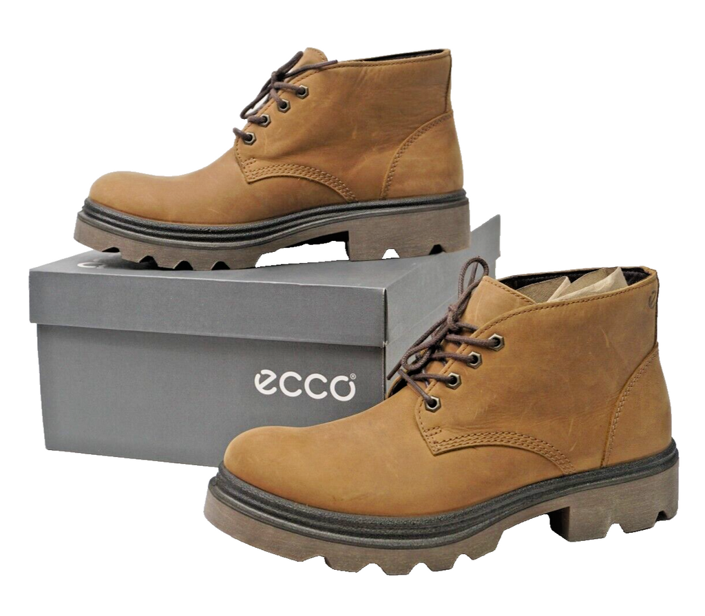 🔥ECCO Grainer Black Chukka Ankle Boot Water Resistant EU 42 Men's 8 - 8.5 US🔥