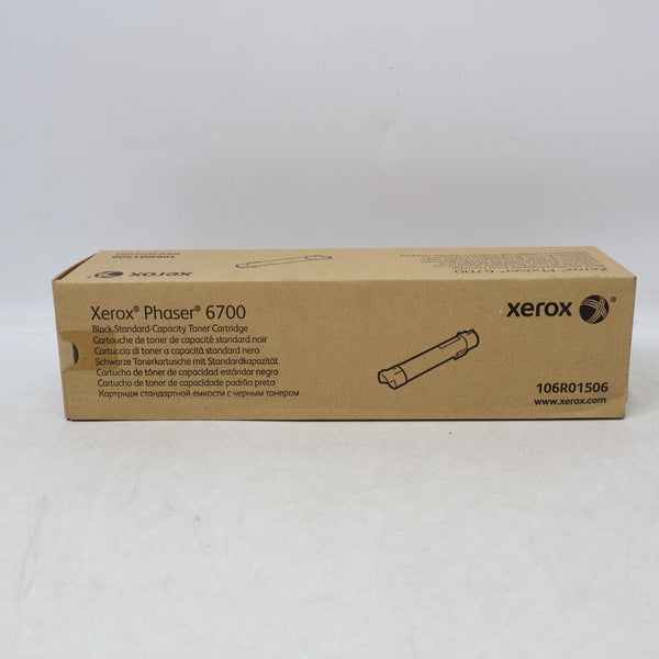 Genuine Xerox Phaser 6700 Black Standard-Capacity Toner Cartridge 106R01506 New