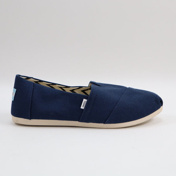 🔥NEW Toms Women's Alpargata Navy Heritage Canvas Loafer Flats, 8US/38.5EU🔥