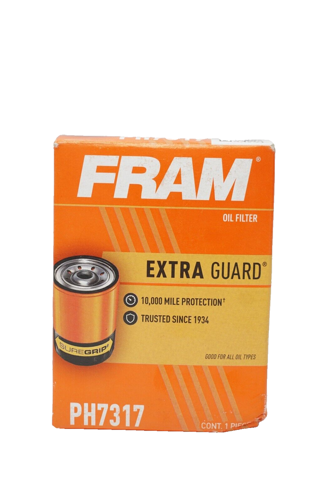 Fram PH7317 Extra Guard 10K Mile Change Interval Spin-On Oil Filter black