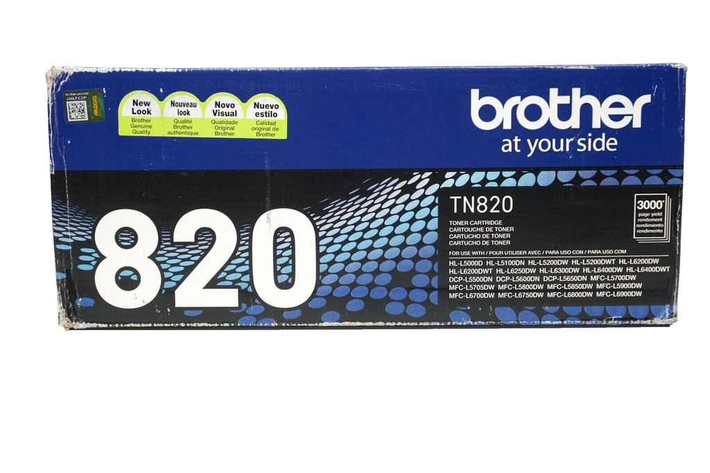 🔥NEW Genuine Brother TN820 Black Toner Cartridge TN-820 FAST FREE SHIPPING🔥