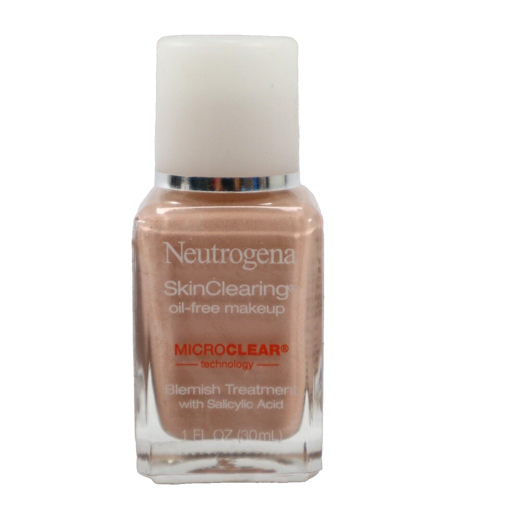 Neutrogena SkinClearing Oil-Free Acne Fighting Foundation, Natural Ivory 20 1 oz