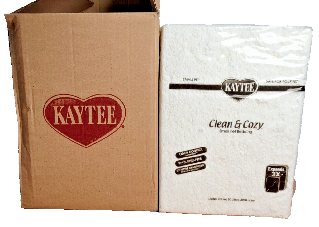 🛏️🛏️Kaytee Clean & Cozy Small Animal Pet Bedding, 2 Pack (50L Per Pack) 🛏️🛏️