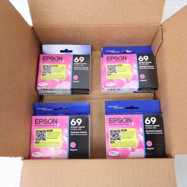 🔥10 PACK Genuine Epson 69 Magenta Ink Cartridge WorkForce 1100 WorkForce 40 NEW