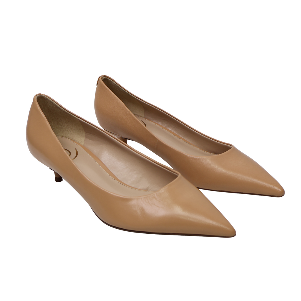 🔥Sam Edelman Woman's FRANCI Pointed Toe Pumps, Beige, 8.5M US SHIPS TODAY🔥