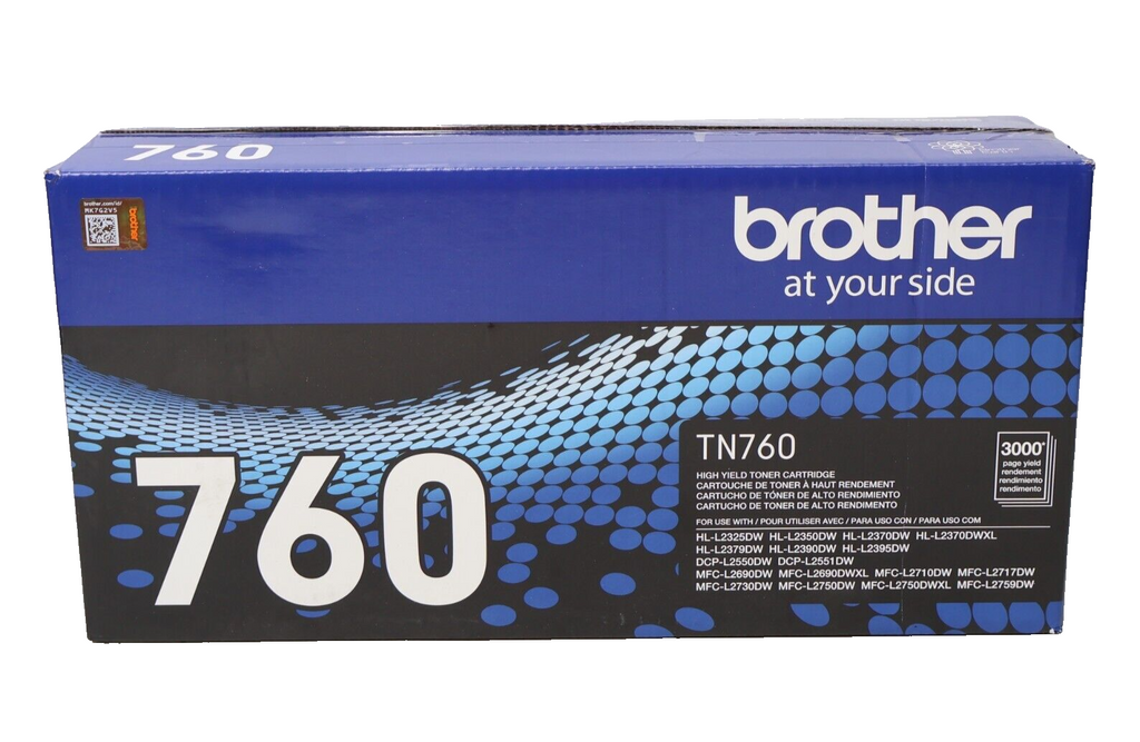 🔥NEW SEALED Genuine Brother TN-760 TN760 High Yield Toner Cartridge Box Damage