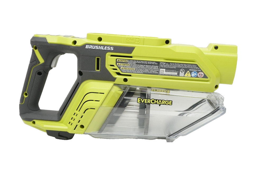 Ryobi P724 18V Green Car Stick Vacuum Cleaner TOOL ONLY Tested Works Lightly Use