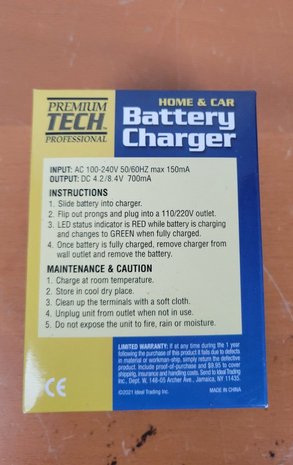 Premium Tech PT-70 Rapid Battery Charger for Canon LP-E10