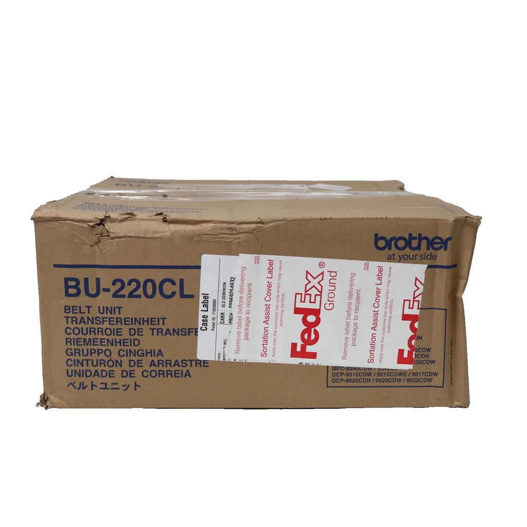 Brother Genuine OEM BU220CL Unit Belt, 50,000 Page Yield Black BU-220CL New Open