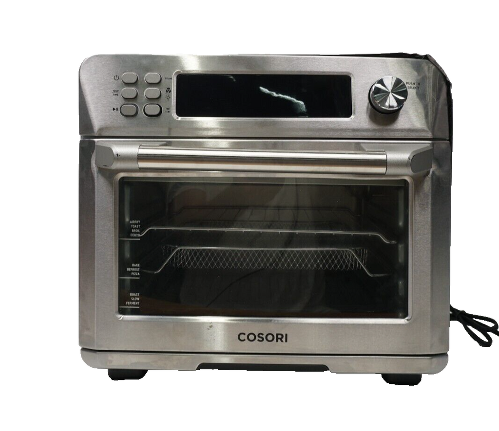 Cosori Smart Air Fryer Toaster Oven 12in1 Damaged Dropped Dents on Exterior Work