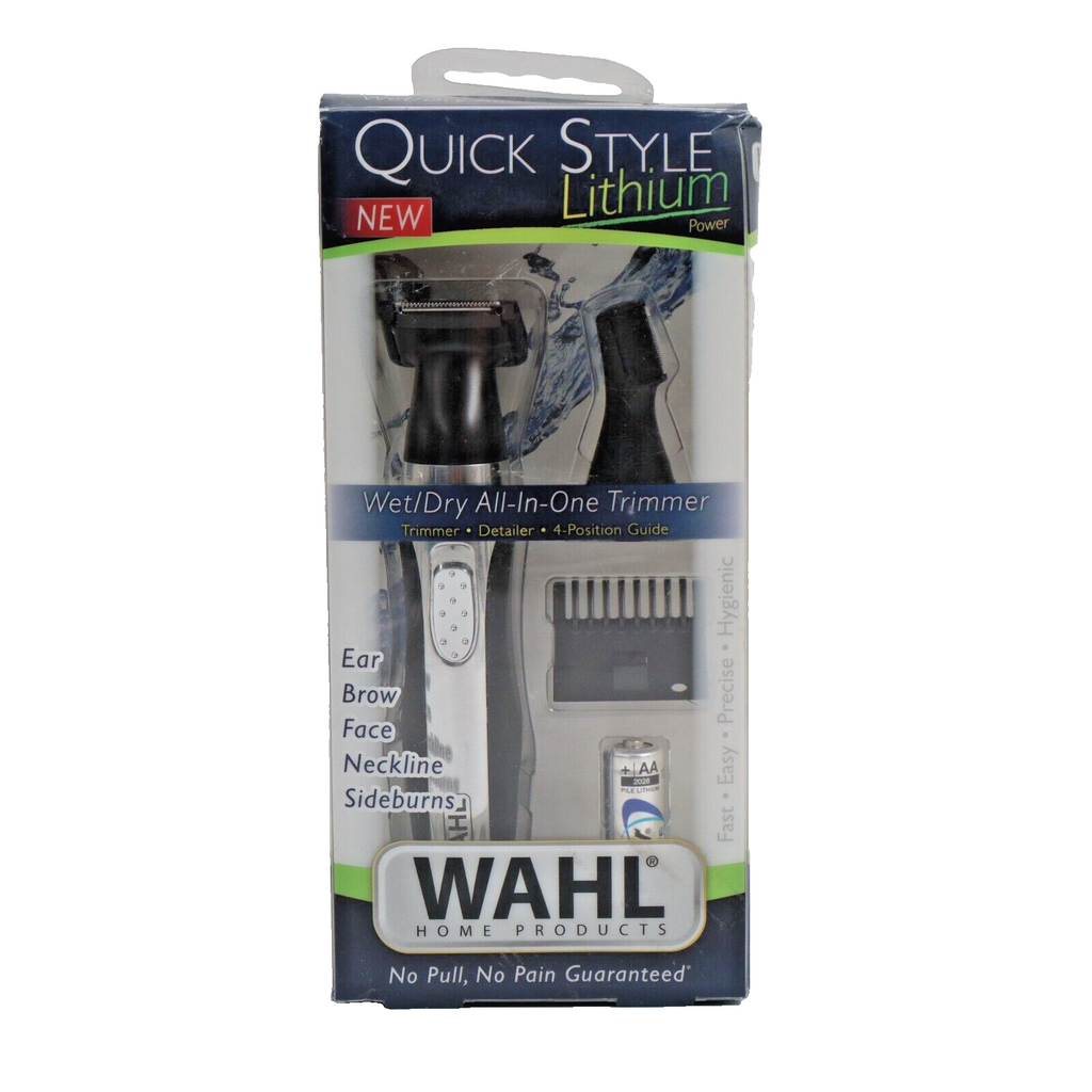 🔥NEW Wahl Quick Style All-in-One Beard/Hair Trimmer 05604 Battery Operated .