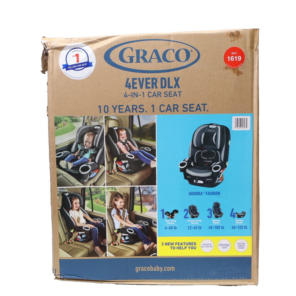 Graco 4Ever DLX AllInOne Convertible Car Seat 1619 Aurora Fashion SHIPS TODAY