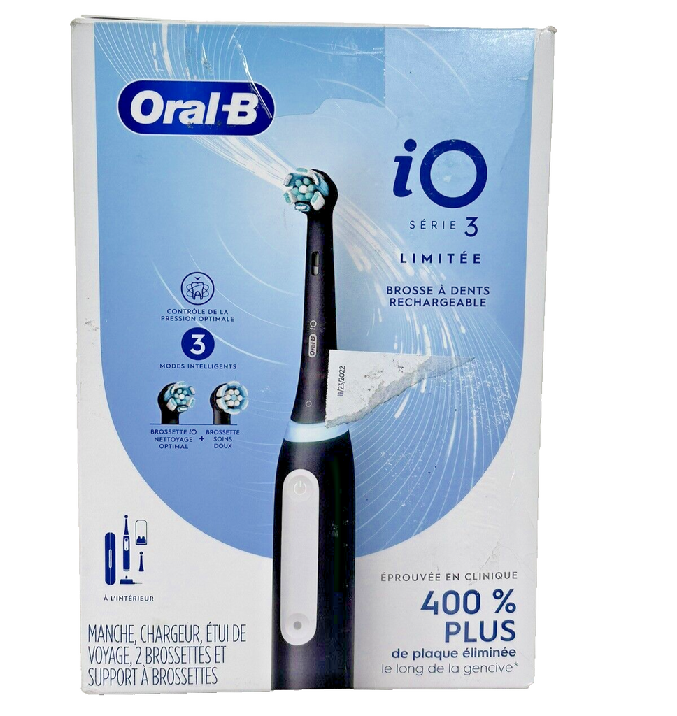 🔥Oral-B iO Series 3 Limited Electric Toothbrush with 1 Brush Head OPEN BOX
