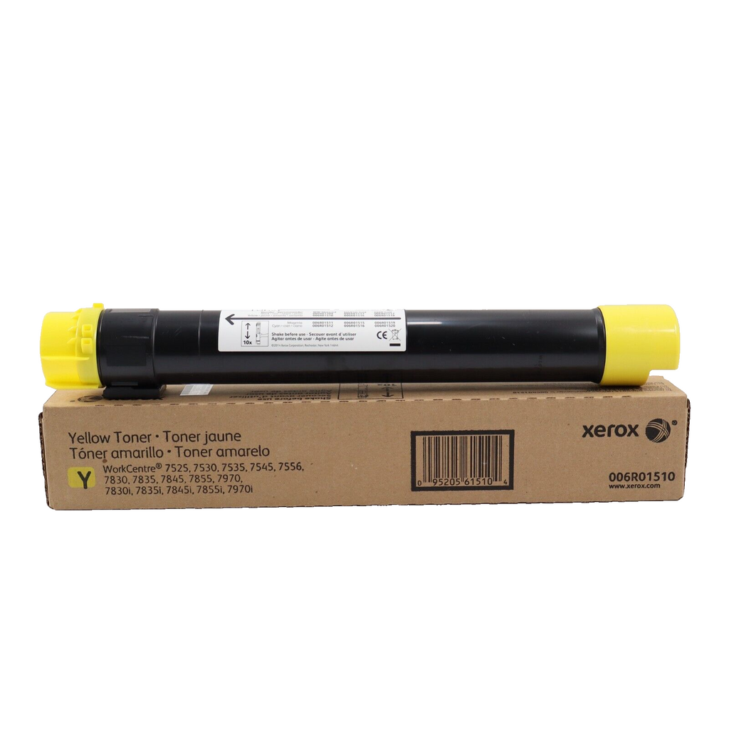 🔥96% FULL Genuine XEROX 006R01510 Yellow Toner Work Centre 7525 7530 7535 7545