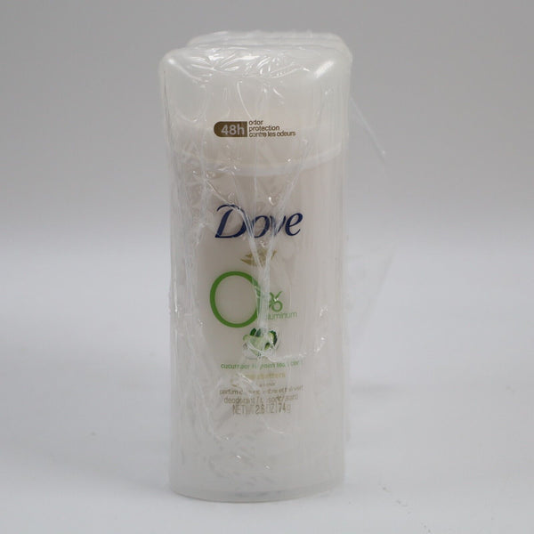 🔥3 PACK Dove 0% Aluminum Cucumber & Green Tea Scent Stick Deodorant 2.6 oz🔥