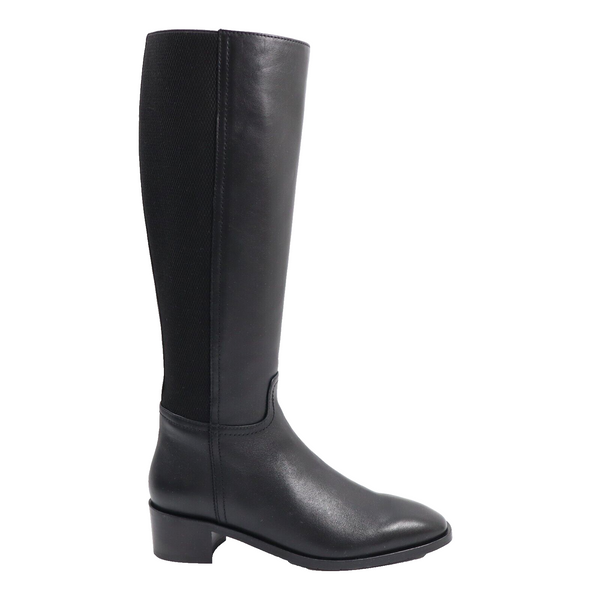 🔥NEW Aquatalia Ricarda Leather Riding Boots, Black, 7.5US/38EU, MSRP$625🔥