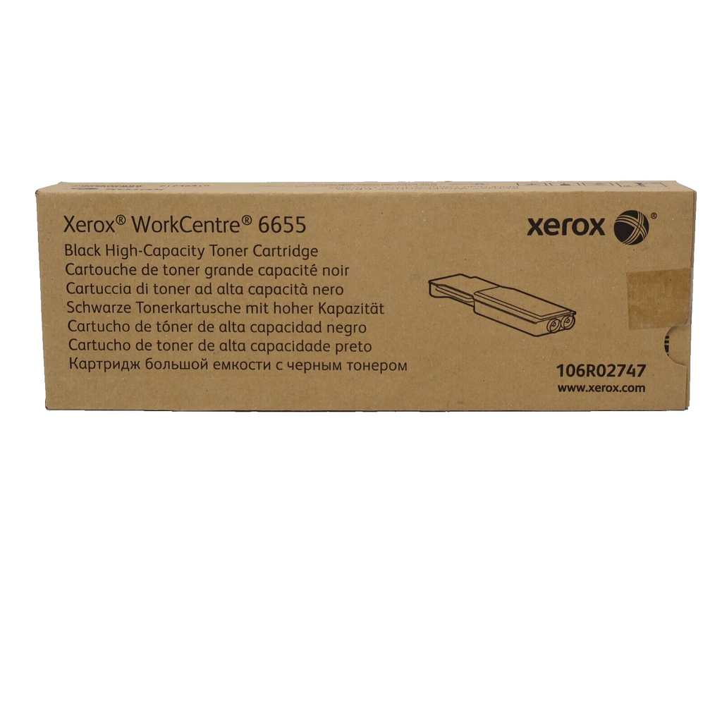 Genuine Xerox WorkCentre 6655 Black High Capacity Toner Cartridge 106R02747 NEW