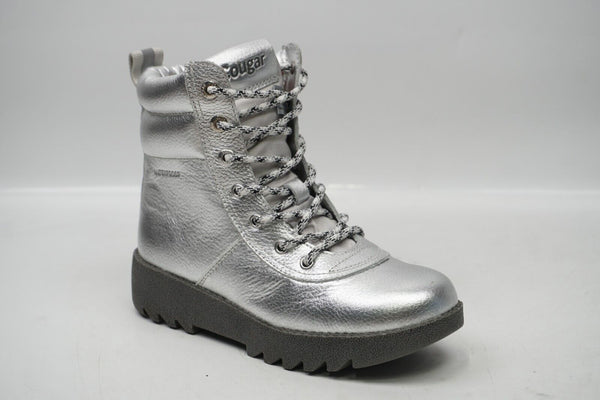 🔥Cougar Women's PAX Waterproof Leather Bootie, Silver, 6US/36EU, MSRP $170🔥