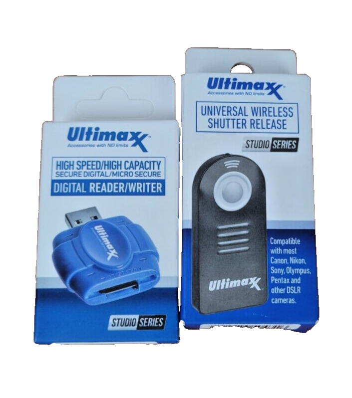 Ultimax Universal Wireless Remote Control Shutter Release+Digital Reader Writer