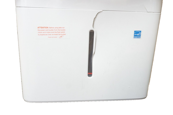 SEE NOTES Midea EasyDry 50 Pint Dehumidifier (MAD50C1AWS) CANNISTER BROKEN