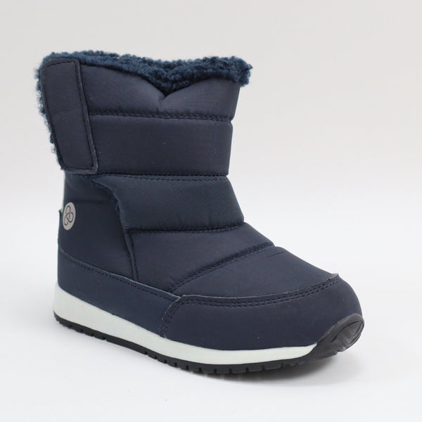 🔥ZELLA Kids' Quilted Fleece Lined Snow Boot, Navy, 9M US, MSRP$40 SHIPS TODAY🔥