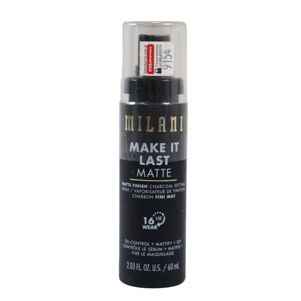 🔥NEW MILANI Make It Last Matte Finish Charcoal Setting Spray 2.03oz SHIPS TODAY